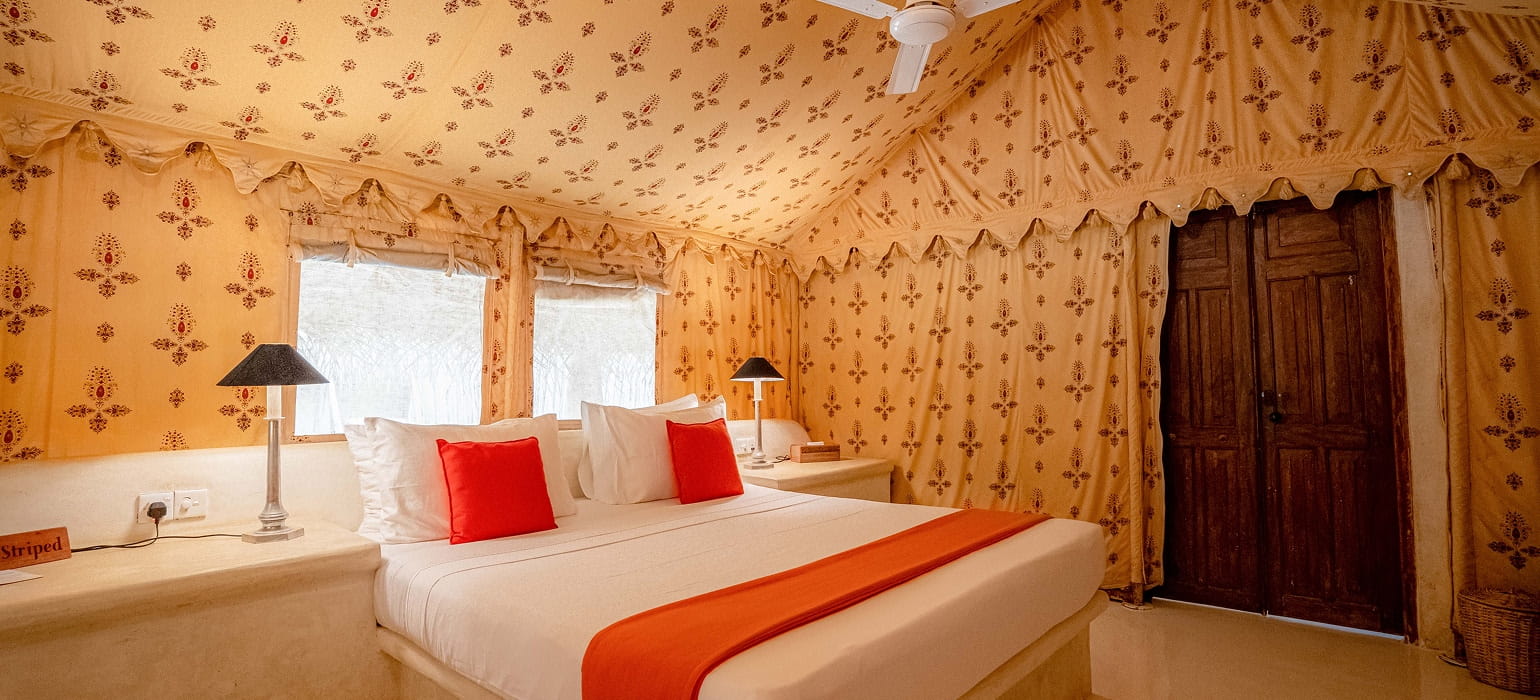 Standard Tent Bedroom View